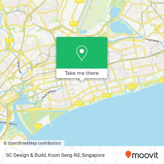 SC Design & Build, Koon Seng Rd map