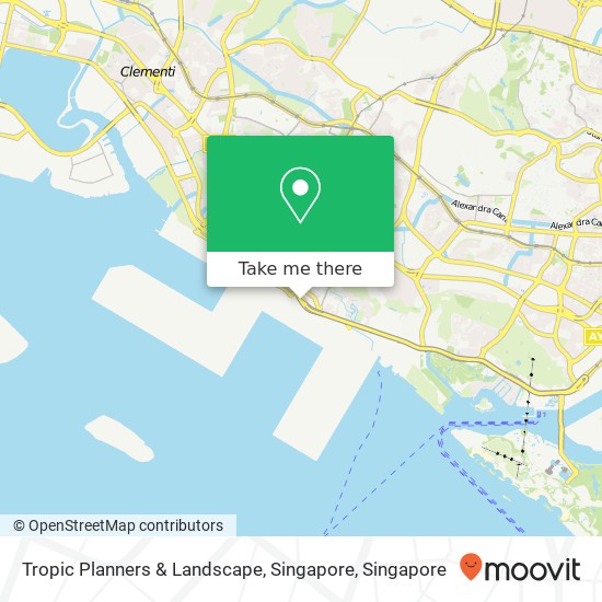 Tropic Planners & Landscape, Singapore map
