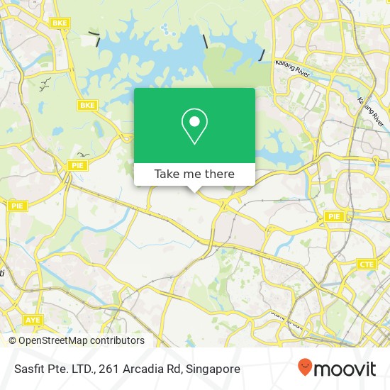 Sasfit Pte. LTD., 261 Arcadia Rd地图