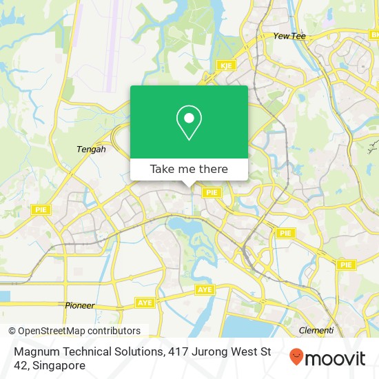 Magnum Technical Solutions, 417 Jurong West St 42地图