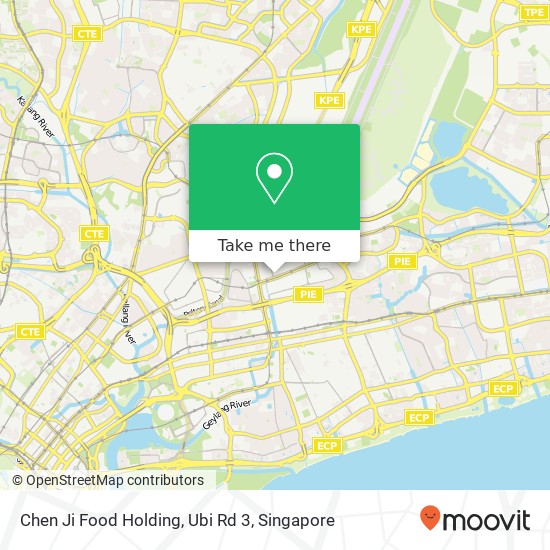 Chen Ji Food Holding, Ubi Rd 3地图