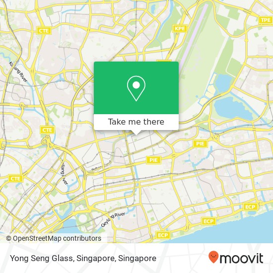 Yong Seng Glass, Singapore map