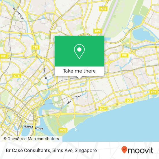 Br Case Consultants, Sims Ave map