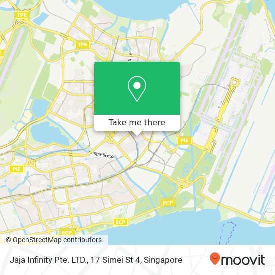 Jaja Infinity Pte. LTD., 17 Simei St 4地图