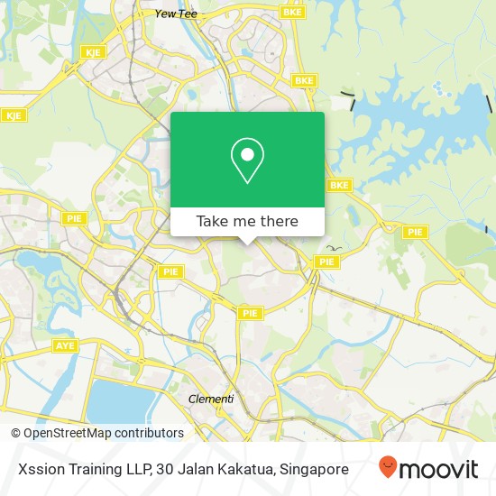 Xssion Training LLP, 30 Jalan Kakatua地图