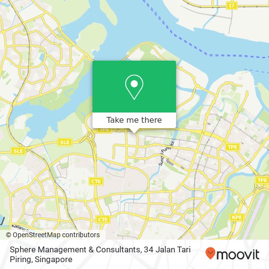 Sphere Management & Consultants, 34 Jalan Tari Piring map