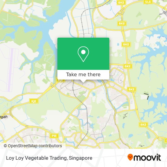 Loy Loy Vegetable Trading map