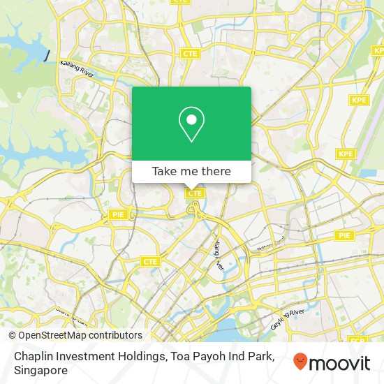 Chaplin Investment Holdings, Toa Payoh Ind Park map