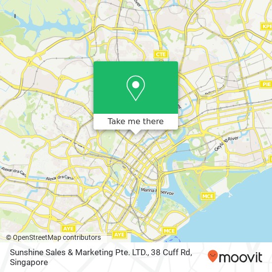 Sunshine Sales & Marketing Pte. LTD., 38 Cuff Rd map