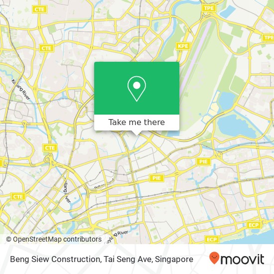 Beng Siew Construction, Tai Seng Ave map