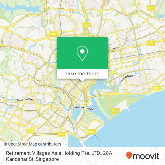 Retirement Villages Asia Holding Pte. LTD., 28A Kandahar St map