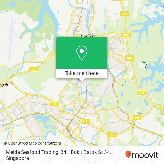 Meida Seafood Trading, 341 Bukit Batok St 34 map