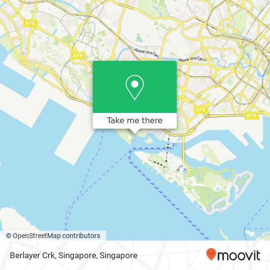 Berlayer Crk, Singapore地图