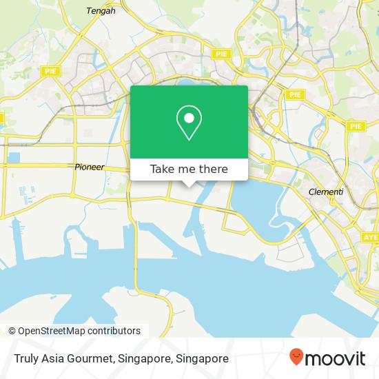 Truly Asia Gourmet, Singapore map