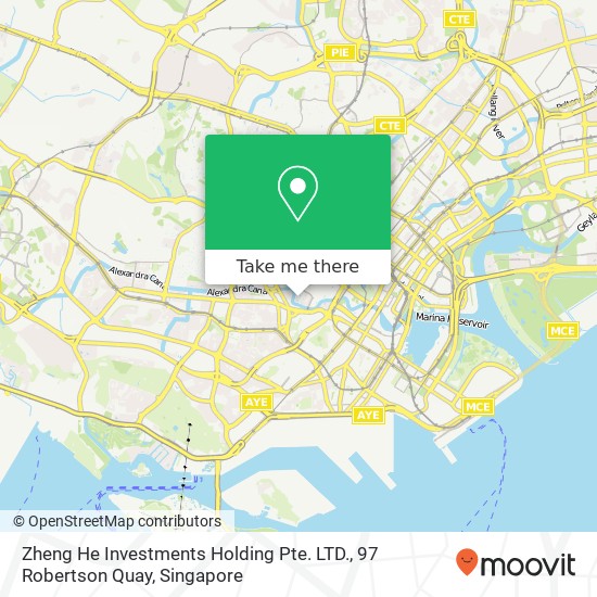 Zheng He Investments Holding Pte. LTD., 97 Robertson Quay map