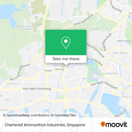 Chartered Ammunition Industries map
