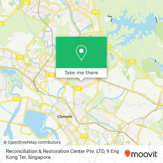 Reconciliation & Restoration Center Pte. LTD, 9 Eng Kong Ter map