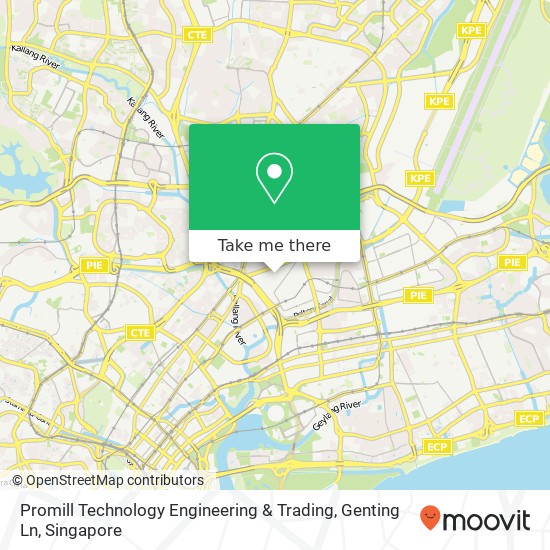 Promill Technology Engineering & Trading, Genting Ln map