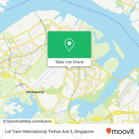 Lid Tiam International, Yishun Ave 5地图