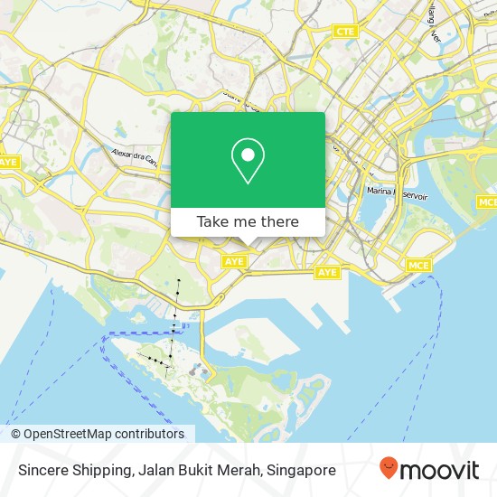 Sincere Shipping, Jalan Bukit Merah地图