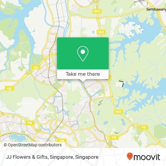 JJ Flowers & Gifts, Singapore map