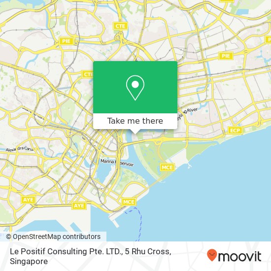 Le Positif Consulting Pte. LTD., 5 Rhu Cross地图