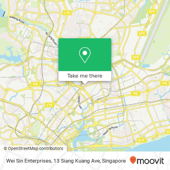 Wei Sin Enterprises, 13 Siang Kuang Ave地图