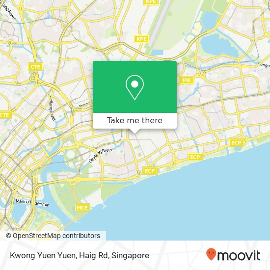 Kwong Yuen Yuen, Haig Rd map