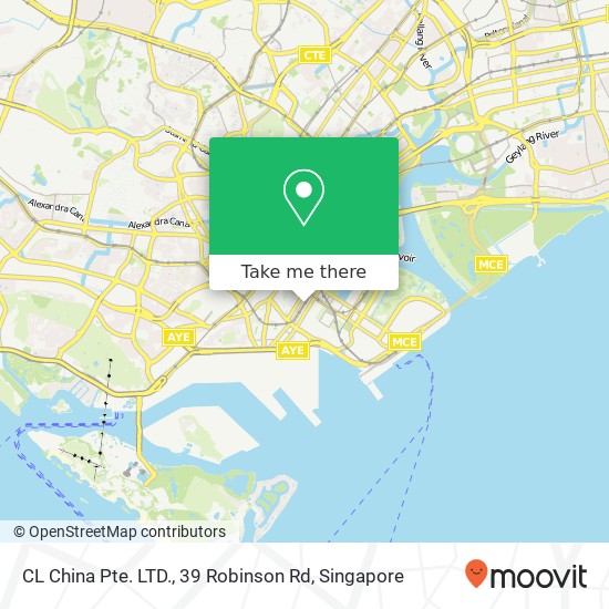 CL China Pte. LTD., 39 Robinson Rd地图