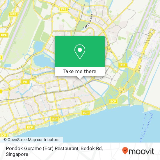 Pondok Gurame (Ecr) Restaurant, Bedok Rd map