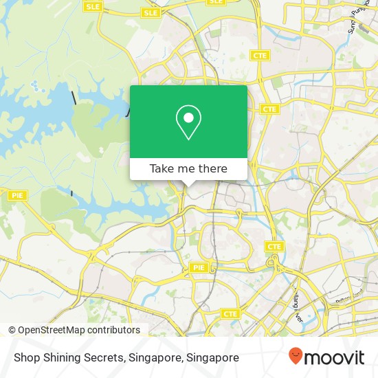 Shop Shining Secrets, Singapore map