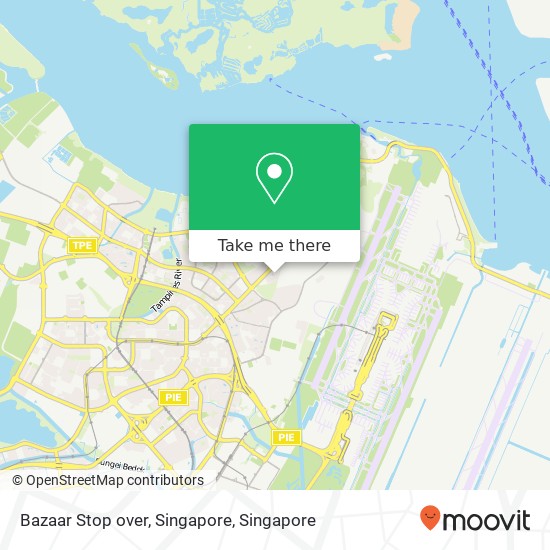 Bazaar Stop over, Singapore map