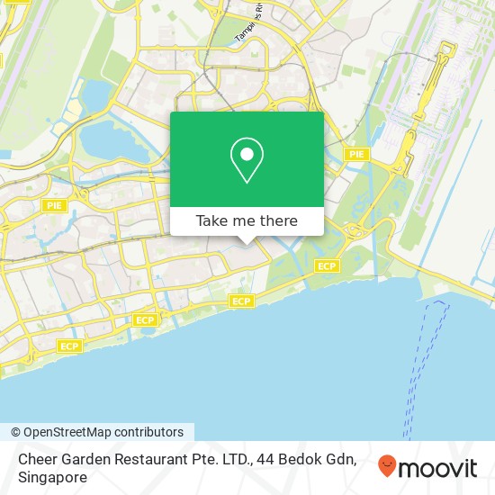 Cheer Garden Restaurant Pte. LTD., 44 Bedok Gdn地图