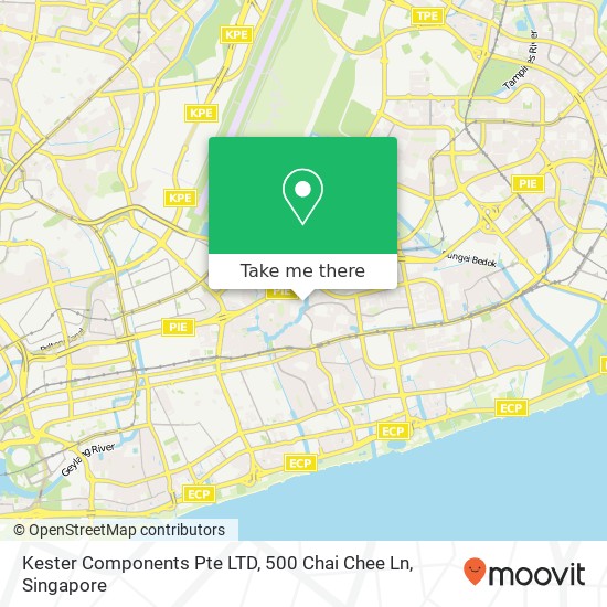 Kester Components Pte LTD, 500 Chai Chee Ln地图