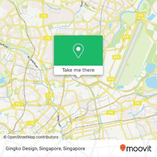 Gingko Design, Singapore map