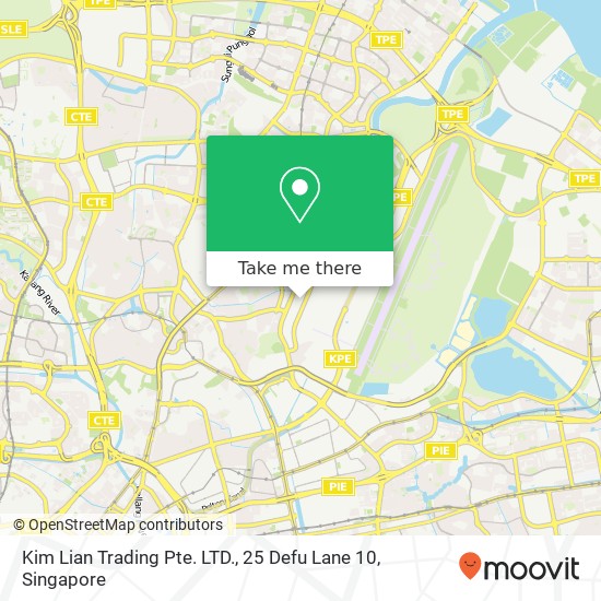 Kim Lian Trading Pte. LTD., 25 Defu Lane 10地图