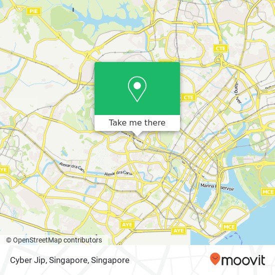 Cyber Jip, Singapore map