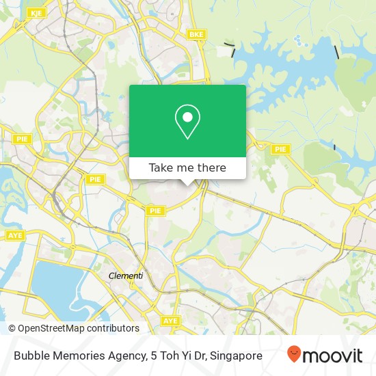 Bubble Memories Agency, 5 Toh Yi Dr地图