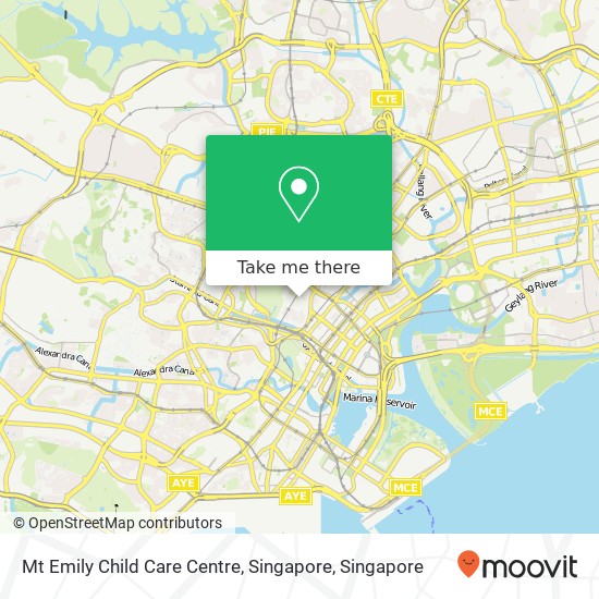 Mt Emily Child Care Centre, Singapore地图