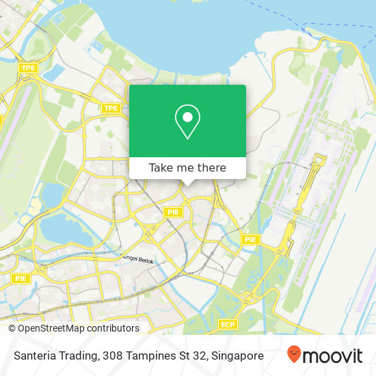 Santeria Trading, 308 Tampines St 32地图