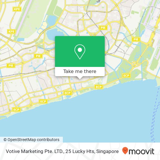 Votive Marketing Pte. LTD., 25 Lucky Hts map