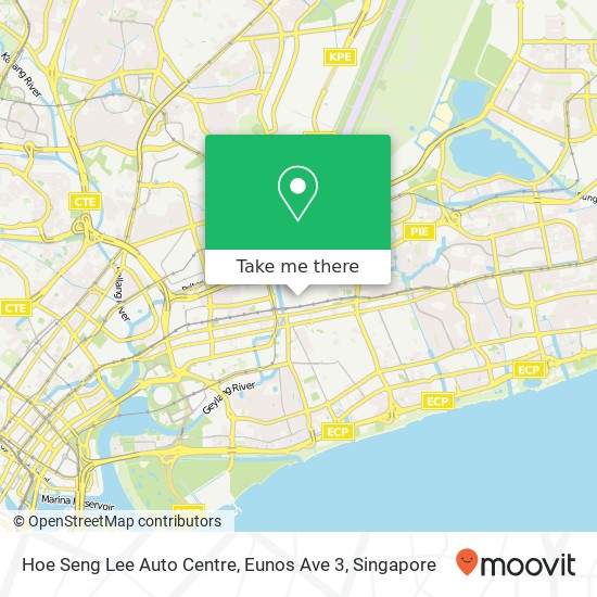 Hoe Seng Lee Auto Centre, Eunos Ave 3地图