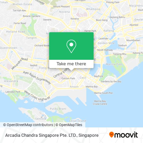 Arcadia Chandra Singapore Pte. LTD.地图
