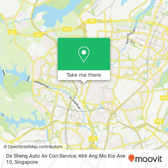 De Sheng Auto Air Con Service, 466 Ang Mo Kio Ave 10 map