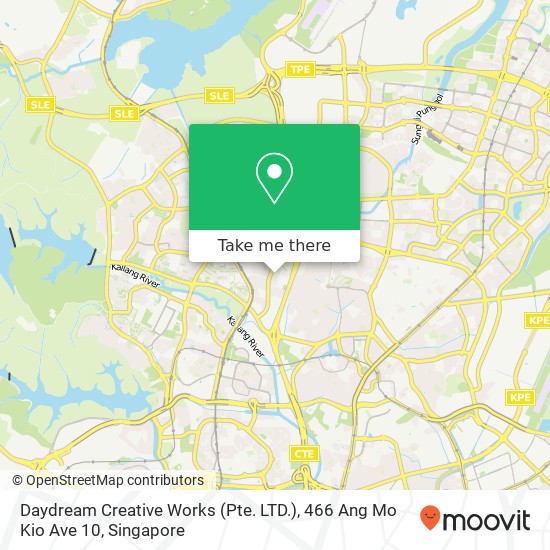 Daydream Creative Works (Pte. LTD.), 466 Ang Mo Kio Ave 10 map