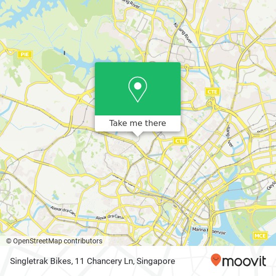 Singletrak Bikes, 11 Chancery Ln地图