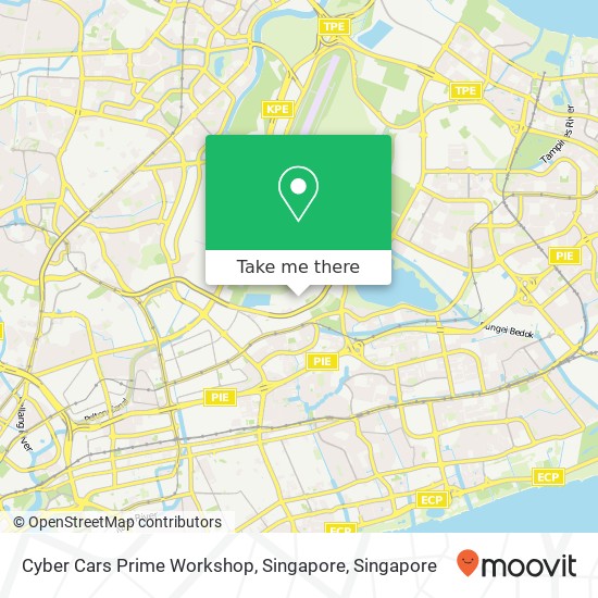 Cyber Cars Prime Workshop, Singapore地图