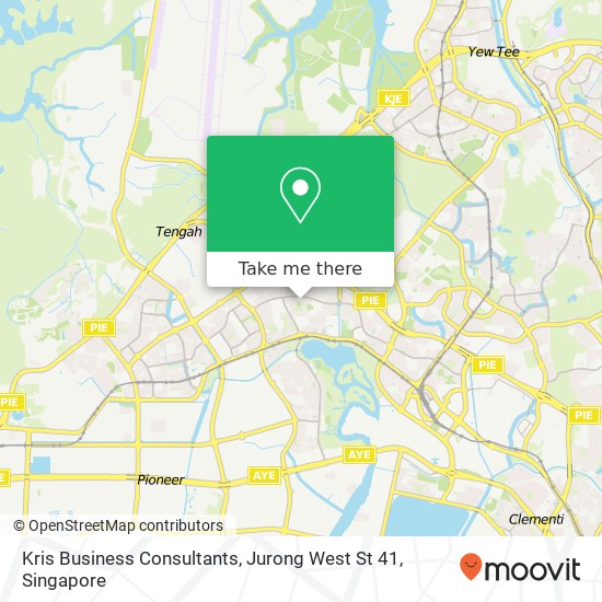 Kris Business Consultants, Jurong West St 41 map