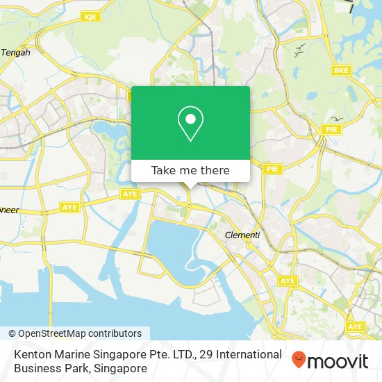 Kenton Marine Singapore Pte. LTD., 29 International Business Park map