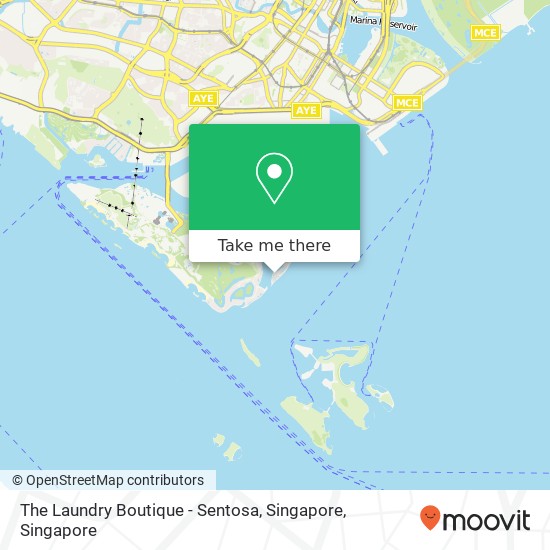The Laundry Boutique - Sentosa, Singapore map